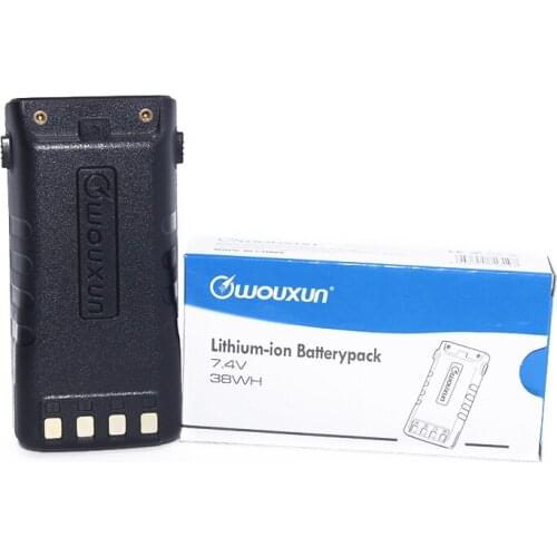 Wouxun DC 7.4V High Capacity 3200mAh(23.68Wh) Spare Li-ion Battery Pack for Wouxun Two Way Radios KG-UV9D Plus Walkie Talkie