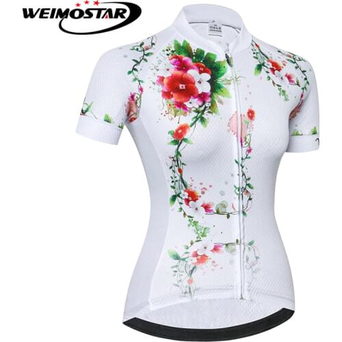 Weimostar Cycling Jersey Women downhill jersey Ropa ciclismo Summer Short Sleeve Mountain Bike Clothing Wear Tops