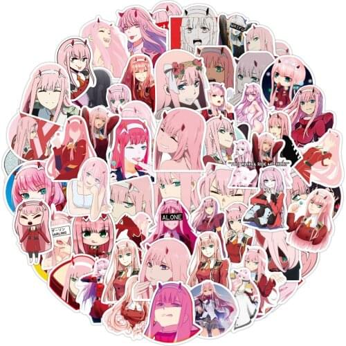 10/30/50PCS DARLING In The FRANXX Anime National Team Graffiti Sticker Notebook Scooter Trolley Case Decoration Sticker