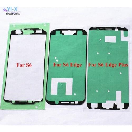 10x Front Housing LCD Touch Screen Frame Adhesive Glue Tape Sticker for Samsung Galaxy S6 G920/S6 Edge G925/S6 Edge Plus G928
