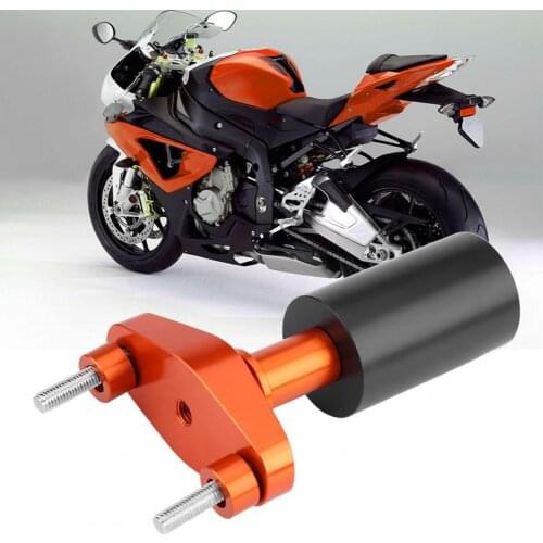 2Pcs Frame Slider Protective Anti-scratch Orange Aluminium Alloy Crash Protector Compatible with KTM-DUKE 125/200/390 2012-2015