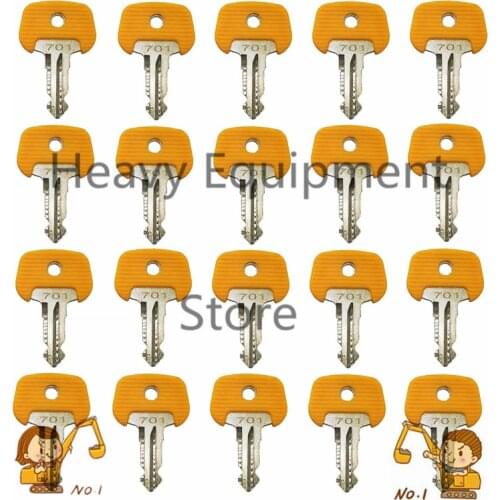 20 Pcs 701 Forklift Ignition Key For Jungheinrich Ant BT Subway Trucks 28520480 free shipping