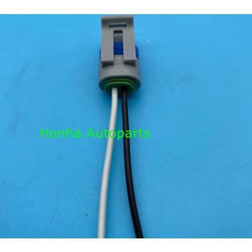 50/100pcs 2 Pin Way Manifold Intake Air Temp IAT MAT ACT Sensor Car Connector scoket With 15cm 18AWG wire 12162197