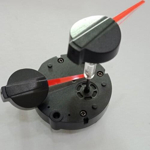 Motorcycle Automobile Red Instrument Pointer Plastic Micro Tachometer Fuel Gauge Water Temperature Gauge Pointer for Refitting