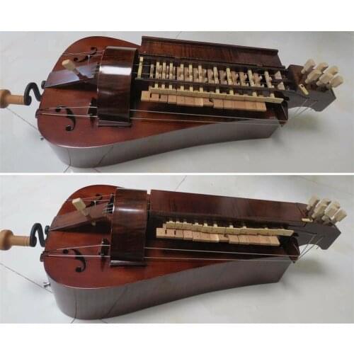 Hand Made Maple wood 6 strings 24 keys Hurdy Gurdy