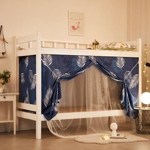 Bed Curtain Mosquito Net Integrated Support Student Dormitory Upper and Lower Bunk Universal 0.9 M Bed Sheet People Shade Cloth