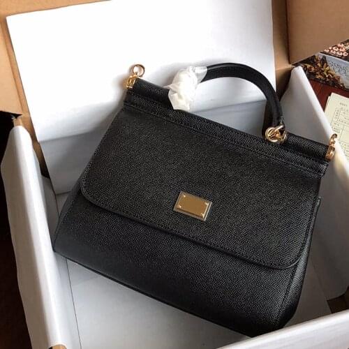 Light Luxury Lady Handbag Lady Leather Cross - Slung One-Shoulder Omnipotent Bag temperament joker Goddess Commuter Woman Bag