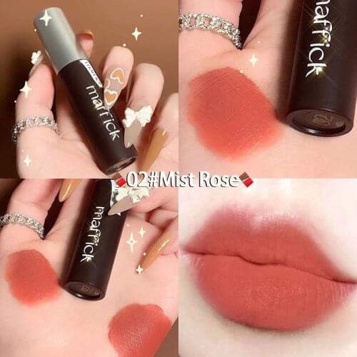 MAFFICK Velvet Matte Lipstick Texture Silky Lip Gloss Waterproof Sweat-proof Lip Stick Long Lasting Sexy Red Lip Makeup TSLM2
