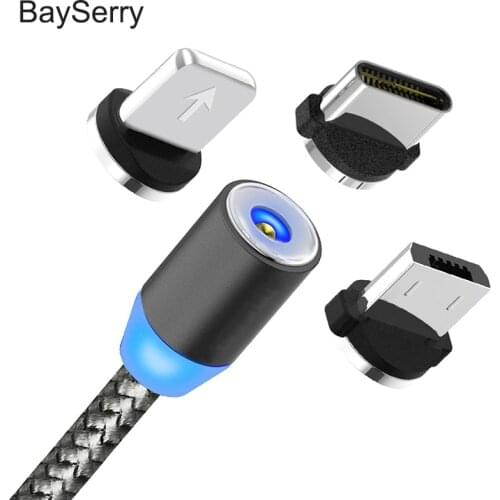 USB Type C Cable Magnetic Charge For iPhone 12 11 Pro XR Magnet Cable Fast Charging For Samsung S21 S20 Xiaomi Huawei Micro USB