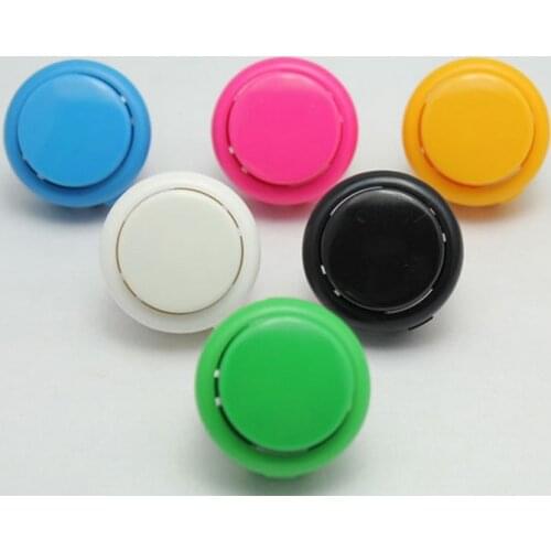 MIX Big fun Arcade Push button switch momentary switches 6 colors choice DC12V 100MA