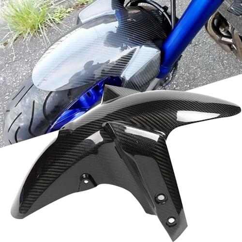 MT09 Carbon Fiber Motorcycle Front Fender Splash Mud Dust Guard Mudguard For Yamaha MT09 MT 09 MT-09 2017 2018 2019