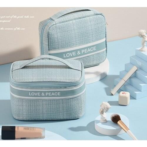 New Portable Outdoor Girl Cosmetic Bag Travel Waterproof Cosmetic Case Portable Cosmetic Bag Bag Toiletry Cosmetic Storage Bag