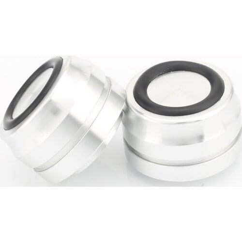 4PCS 33*22mm Feet Speaker Aluminum Alloy Amplifier Stand Spikes DISCS Turntable CD Player Computer DAC Machine Base Feet