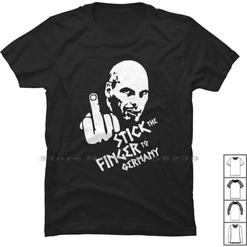 Stick The Finger To Germany T Shirt 100% Cotton Germany German Finger Stick Music Humor Tick Any Ick Fun Fin To