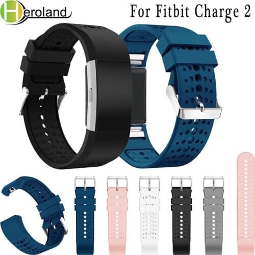 Bracelet Wrist Smart Watch Band Strap for Fitbit Charge 2 Strap Soft Silicone Replacement Bands For Fitbit Charge 2 Wristband