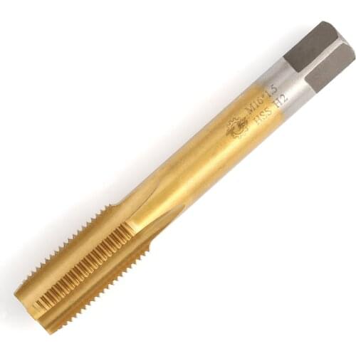 HSS 6542 Titanium Machine Right Hand Tap Drill 3 Flute M3 M4 M5 M6 M8 Spiral Point Thread Plug Handle Taps Die Tool Set