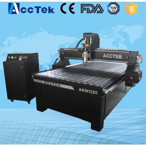 T-slot with PVC sheet table CNC 1325 router machine with 3.0 kw spindle