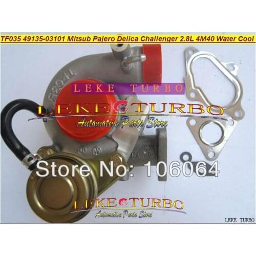 TF035 TD04 49135-03101 49135-03100 49135-03110 49135-03111 Water Cooled Turbo For Mitsubishi PAJERO Delica Challenger 4M40 2.8L