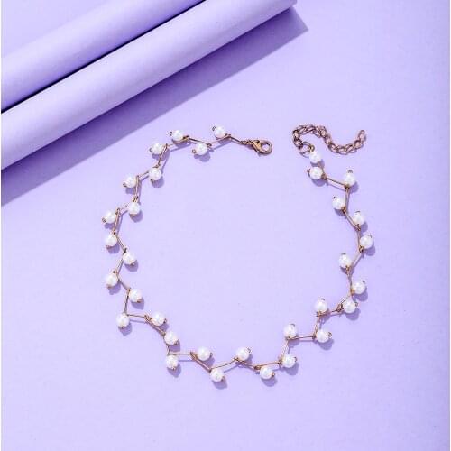 VG 6YM The New Pearl Irregular Circle Ladies Necklace Beautiful Girls Birthday Party Jewelry Dropshipping Gifts