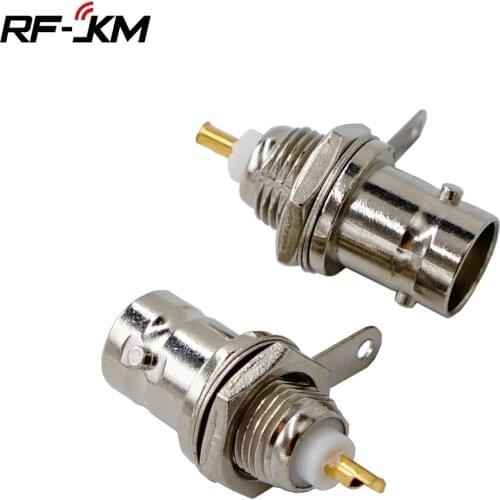 10Pcs/lot BNC Female Connector Chassis Panel Mount Coaxial Cable For Welding Machine Parts