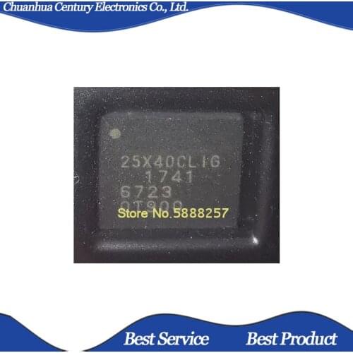 10 Pcs/Lot W25X40CLZPIG 25X40CLIG QFN New and Original In Stock