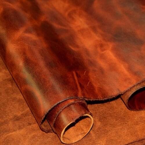 2.0MM Oil wax genuine leather First layer cowhide Crazy Horse Leather for bags shoes belt wallet sofa etc Antique Style cowhide