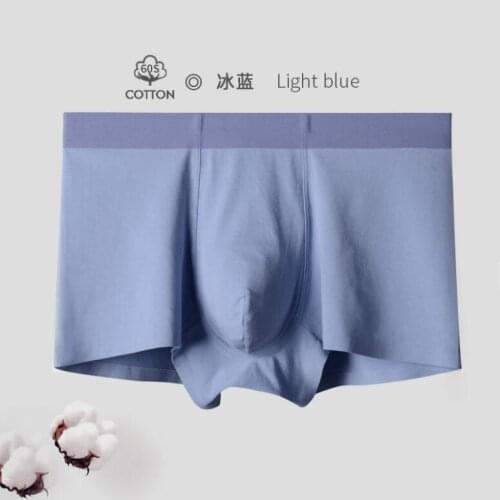 2021 New 6Pcs/Lot Cotton Boxer Mens Underwear Men Cotton Underpants Male Panties Underwear Boxer Shorts Solid Underpants