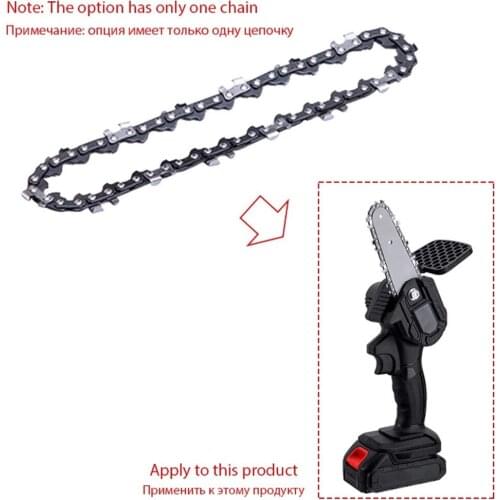4/6Inch Chainsaw Guide Bar And Saw Chain Set Fits Electric Chain Saw Wood Cutter Air Tool Accessories