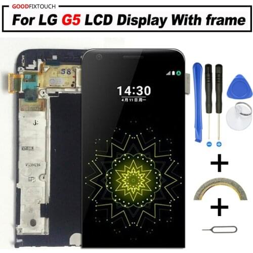 5.3" Original For LG G5 LCD Touch Screen with Frame H870 H850 H840 H860 F700 H868 H860N Replacement Screen for LG G5 LCD Display