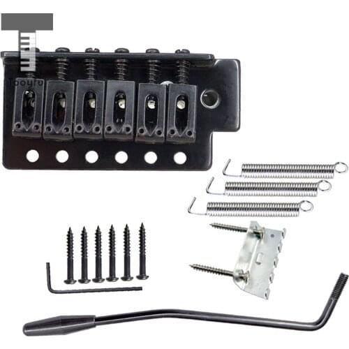 6 String Left Hand Electric Guitar Tremolo Bridge Set for Strat ST Squier SQ Guitar Parts