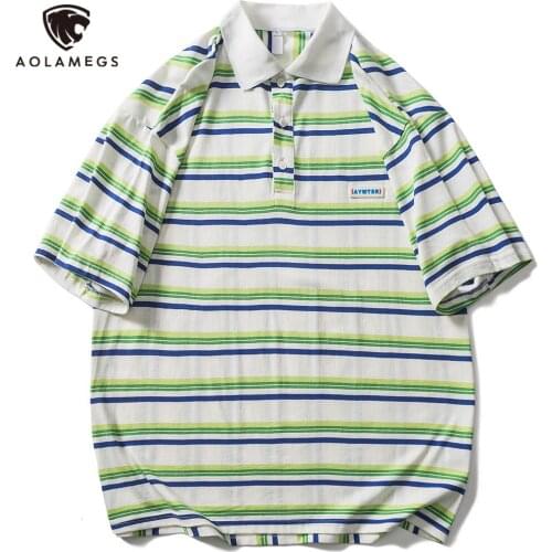 Aolamegs Mens Polos