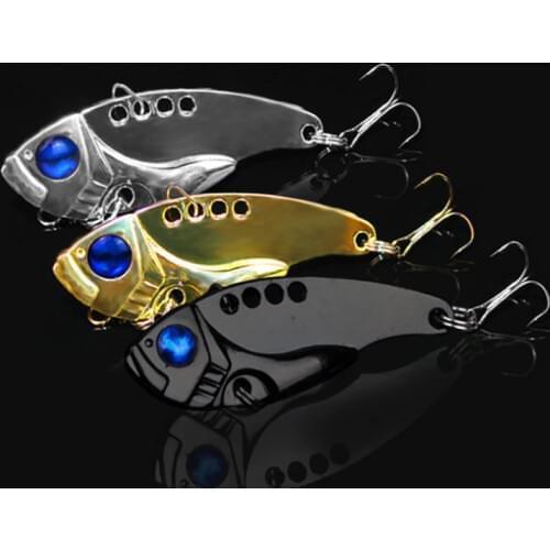 NEW 2020 12g road fishing bait metal VIB bait 5.5cm freshwater bass fishing tackle spinner spoon lure spinnerbait deep diving