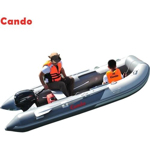 CANDO VIB270 Upgrade Fishing Boat PVC Rowing Racing Boat Kayaking Ship For Outdoor Fishing Water Skiing Ship Inflatable Boats