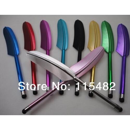 Colorful Legend Feather Stylus Pen Screen Touch Pen for iPad iPhone 300pcs Free DHL