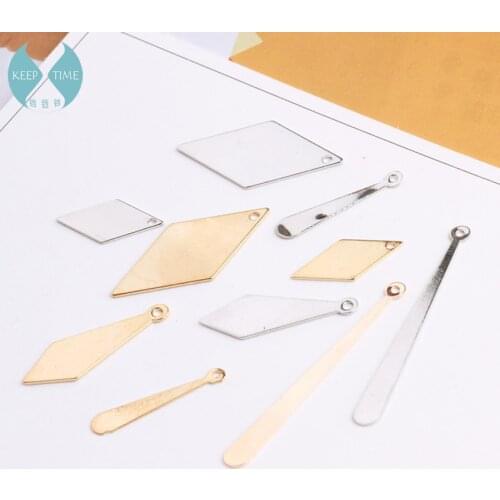 Long tassel diamond hammer shaped ear hanging earrings earrings ear clip earrings ear hook DIY jewelry accessories