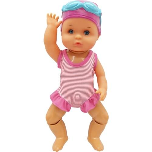 Bathtub Pool Swimming Doll Swim in Water Baby Dolls Early Educational Toys