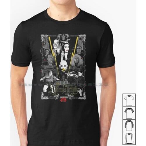 Member The Image Retro Black Gift Art T Shirt 100% Cotton Family Addams Adam Family Reunion The