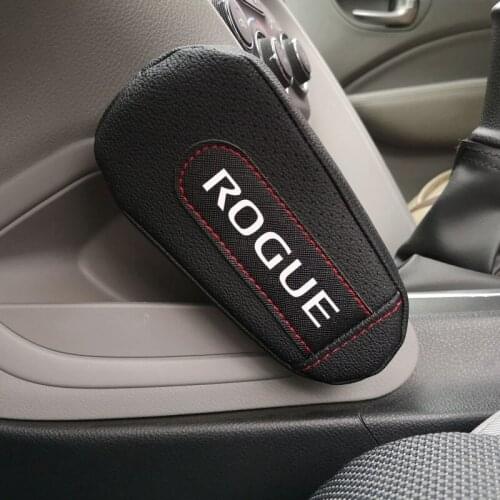 Leather Knee Pad handrail pad Interior Car Accessories For Nissan Rogue
