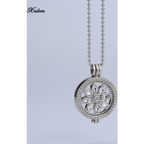 My 33 mm coin set copy frame pendant Jewelry 35 mm coin necklace