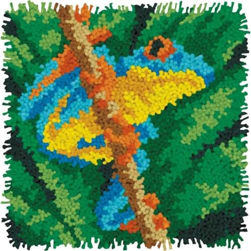 Latch Hook Cushion Kits Animal Pillows Wedding Decoration Kits for Embroidery Unfinished Latch Hook Pillow Case