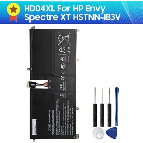 Original Replacement Battery HD04XL For HP Envy Spectre XT HSTNN-IB3V 13-2120tu TPN-C104 13-2095ca 685989-001 45Wh