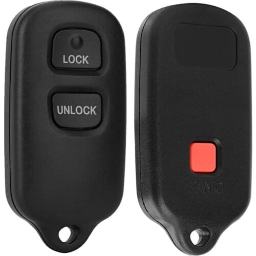 Replacement Shell for TOYOTA RAV Cruiser 4Runner Camry Celica Echo Highlander 2+1 Button Keyless Remote Key Case Car Key Shell