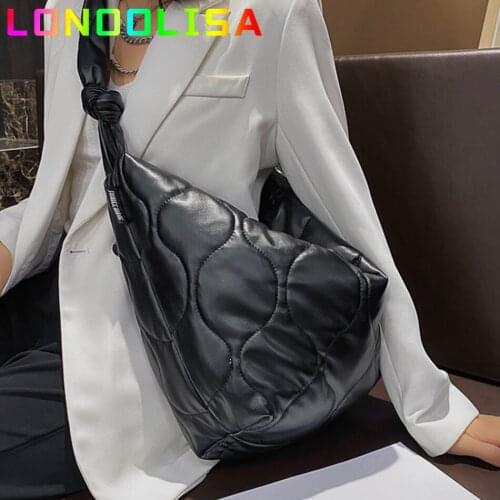 Cloth Shoulder Hobos Bag for Female Fashion Leather Composite Women Shoulder Sac Trend Ladies Handbags Large Capacity Daily Bags