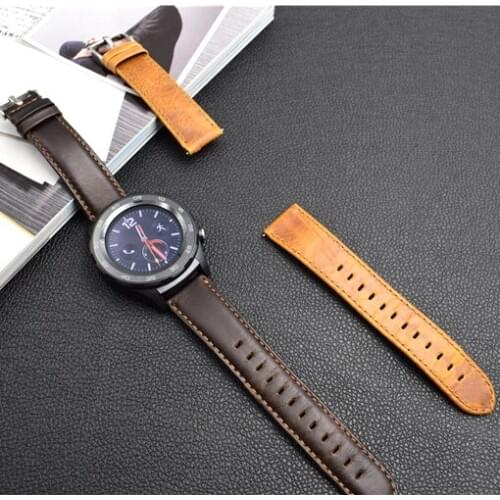 Vintage Genuine Leather watch band straps for huawei watch 2 Sport Classic watchbands