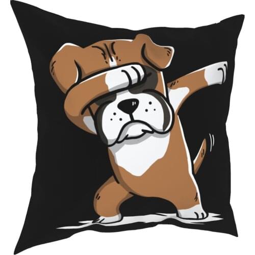 Dabbing Boxer Funny Pillowcover Home Decorative Cushions Throw Pillow for Living Room Polyester Double-sided Printing