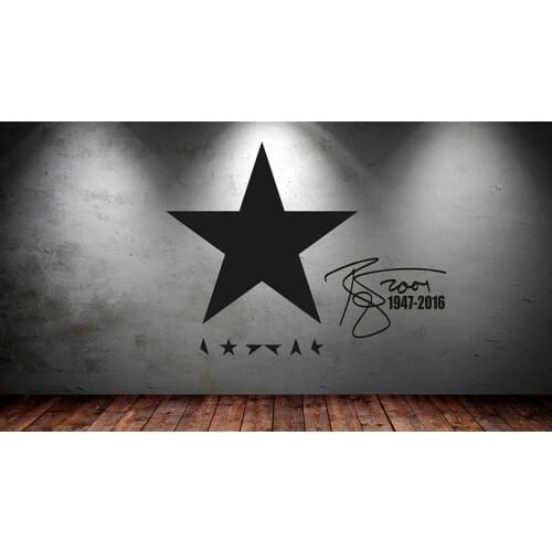 Star Silhouette Vinyl Wall Stickers Removable Waterproof Wall Decal Decoration Living Room Bedroom Wallpaper Mural SA990