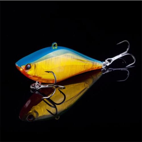 1PCS Fishing lures Artificial VIB Hard Bait 6.3cm/14g Diving Lake Sea Bass Fishing Tackle Swivel Jig Crap Wobbler lure