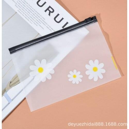 100Pcs Matte Bag PE Zipper Bag Storage Bag for Cosmetic/Sock Transparent Package Bag Storage Bags Biodegradable material