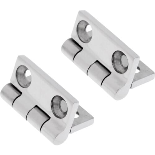 2x Strap Door Hinge 316 Stainless Steel Boat Deck Hardware DIY Easy 38x38mm