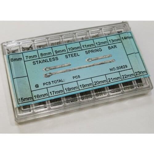 360PCS Boxed Professional Stainless Steel Watch Band Strap Spring Bars Link Pins 6-23mm Kit Watchmaker Watch Repair Tool Parts